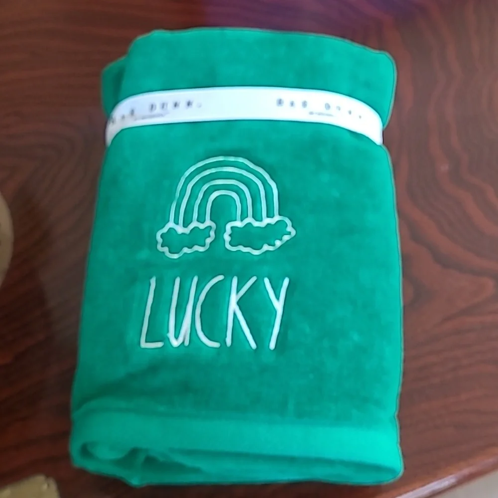 Rae Dunn Lucky Hand Towel Set